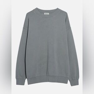 ELWOOD Unisex Core Oversized Crewneck Sweatshirt in Vintage Steel Blue